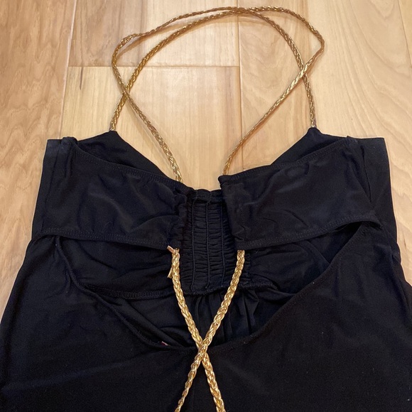 MYSTIC Black Low-Back Dress - Picture 3 of 9